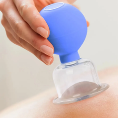 KIT 4 COPOS DE VENTOSA DE SILICONE COM COPO DE VIDRO - BK - loja online