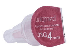 Agulhas para Caneta de Insulina Uniqmed 4mm x 33G (0.20mm) - Caixa com 100 unidades - comprar online