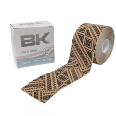 Bandagem Elástica Funcional Bk Tape Tattoo Preto