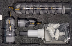 New Kit Ventosa Bk Com 12 Copos + Mapa Ventosaterapia - comprar online