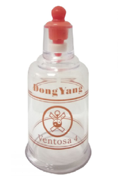 COPO DE VENTOSA DE ACRILICO COR LARANJA - DONG YANG Nº: 01 - Acupuntura Fisio Shop