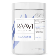 CREME DE MASSAGEM CORPORAL RELAXANTE RAAVI 1kg