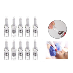Kit 10 Cartuchos P/ Dermapen Dr. Pen My-m ou Dr. Pen Nano Agulhas Bb Glow