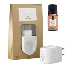 Difusor Aromatizador Elétrico Bivolt de Porcelana com 1 Essência - comprar online