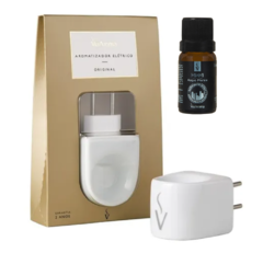 Difusor Aromatizador Elétrico Bivolt de Porcelana com 1 Essência - loja online