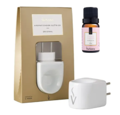 Difusor Aromatizador Elétrico Bivolt de Porcelana com 1 Essência na internet