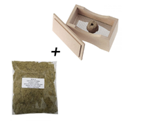 KIT MOXA LÃ TIPO A C/ 50 GRAMAS E BERÇO PARA MOXA - comprar online