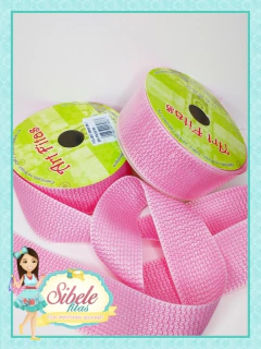Fita Texturizada Rústica Rosa GX01 - 38mm (ART)
