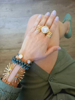 BRACELETE AJUSTÁVEL SOL - Cordão de Luz Joias Finas