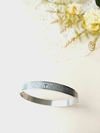 BRACELETE EM AÇO INOX ORAÇÃO PAI NOSSO