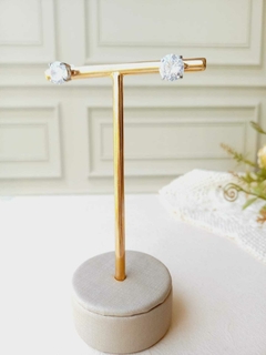 BRINCO MÉDIO PONTO DE LUZ CRISTAL - Cordão de Luz Joias Finas