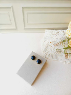 BRINCO REDONDO MÉDIO OLHO DE TIGRE - loja online