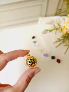 COLAR MÉDIO CHAMADOR DE ANJO E DIFUSOR AROMATICO COM 7 PEDRAS NATURAIS na internet