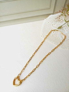 CHOKER ELOS ALONGADOS CARTIER CORAÇAO - Cordão de Luz Joias Finas