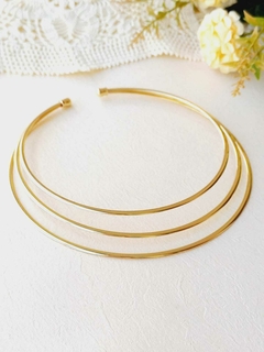 COLAR CHOKER TRES AROS na internet