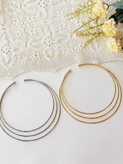 COLAR CHOKER TRES AROS