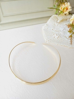 COLAR CHOKER BANHO OURO 18K