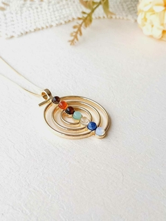 COLAR CHOKUREI 7 CHAKRAS - Cordão de Luz Joias Finas