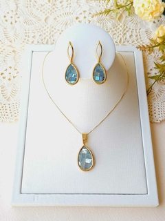 CONJUNTO GOTA MOSAICO PEDRA NATURAL MADREPÉROLA