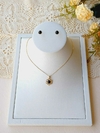 CONJUNTO REDONDO COM PEDRA NATURAL AGATHA NEGRA