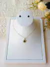 CONJUNTO REDONDO COM PEDRA NATURAL AGATHA NEGRA