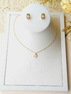 CONJUNTO COM PEDRA NATURAL RUTILO