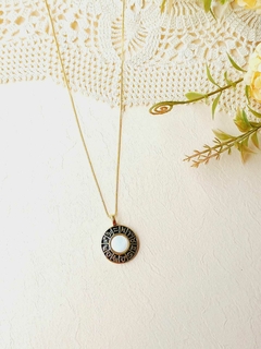 COLAR ZODIACO CONCHA NATURAL MADREPÉROLA - Cordão de Luz Joias Finas