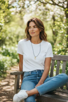 COLAR CORDÃO COURO DENTE DE SABRE MADREPÉROLA na internet