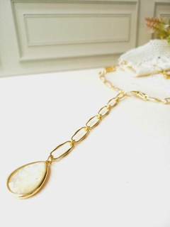 COLAR ELOS NAUTILUS OU OPALA DO MAR - Cordão de Luz Joias Finas