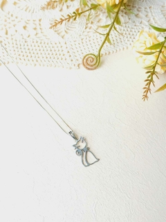 COLAR GATINHO EM PRATA 925 - Cordão de Luz Joias Finas