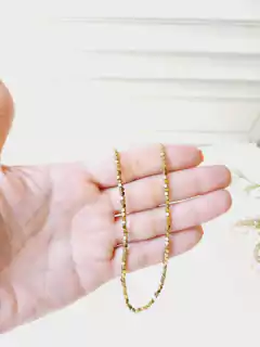 COLAR MINI PASTILHAS DE HEMATITA - loja online