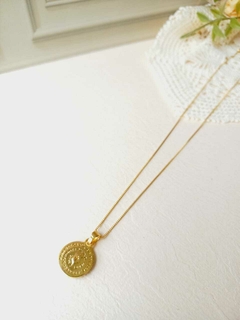 COLAR MEDALHA PEQUENA ARCANJO MIGUEL - loja online