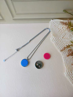 COLAR EM AÇO INOX DIFUSOR DE AROMAS ÁRVORE DA VIDA - loja online