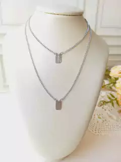 ESCAPULÁRIO RETANGULAR EM AÇO INOXIDÁVEL NOSSA SENHORA APARECIDA na internet