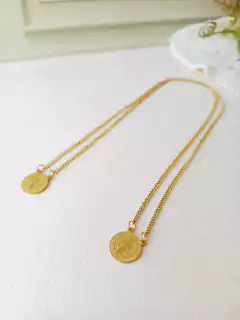 ESCAPULÁRIO AÇO INOXIDÁVEL MEDALHA SÃO BENTO na internet