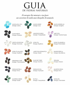 COLAR RELICÁRIO CÁPSULA ESTRELA DO MAR COM 7 PEDRAS NATURAIS - loja online