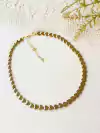COLAR CHOKER CORAÇÃO DE HEMATITA BRONZE