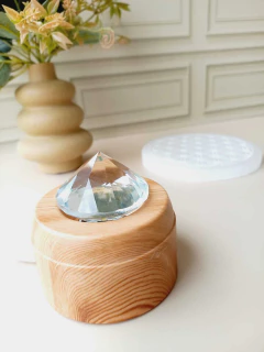 LUMINÁRIA GIRATÓRIA COM CRISTAL - comprar online