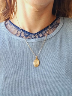 COLAR MEDALHA NOSSA SENHORA DE FÁTIMA - comprar online