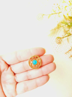 MANDALA MIX DE PEDRA NATURAL PARA RELICÁRIO CÁPSULA