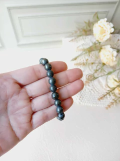 PULSEIRA ESFERA DE PEDRA NATURAL PIRITA