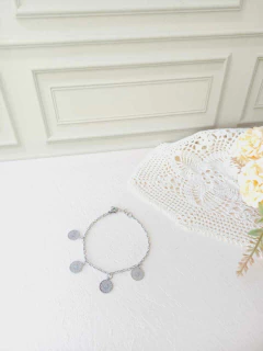 PULSEIRA EM AÇO INOX FLOR DA VIDA - comprar online