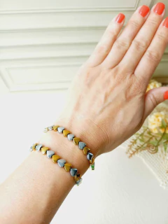 PULSEIRA CORAÇÃO DE HEMATITA METALIZADA na internet