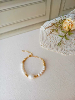 PULSEIRA PEQUENA PÉROLAS DE AGUA DOCE - loja online