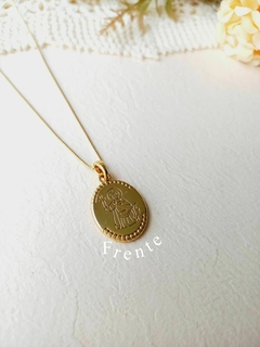 COLAR MEDALHA DE SANTO EXPEDITO - Cordão de Luz Joias Finas