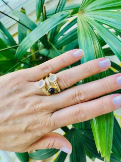 Imagem do ANEL COM MIX DE PEDRAS NATURAIS