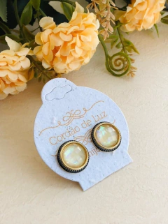 BRINCO COM APLICAÇÕES DE RODIO NEGRO CONCHA NATURAL NAUTILUS