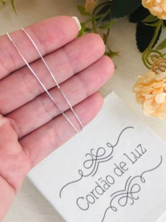 CORRENTE PRATA 925 DE 60CM na internet