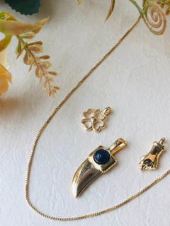 COLAR PATUÁ PINGENTES REMOVIVEIS PEDRA ESTRELA - Cordão de Luz Joias Finas