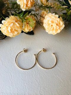 BRINCO DE ARGOLA LISA MÉDIA - comprar online